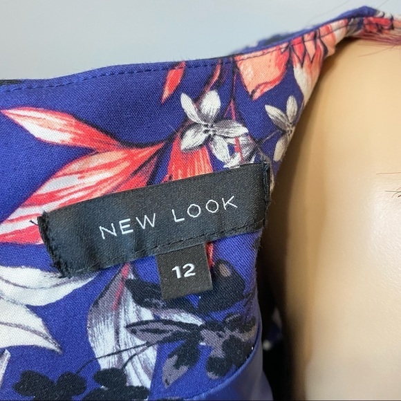 Women’s New Look Floral Printed Pencil Size US 8 UK12 women’s Dress. - Picture 5 of 11